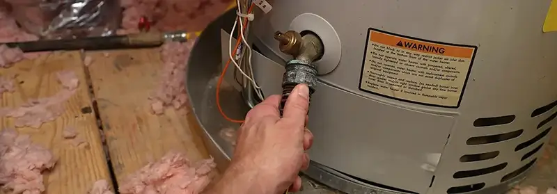Fixing a water heater tank