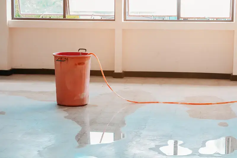 Cleaning up after a water leak